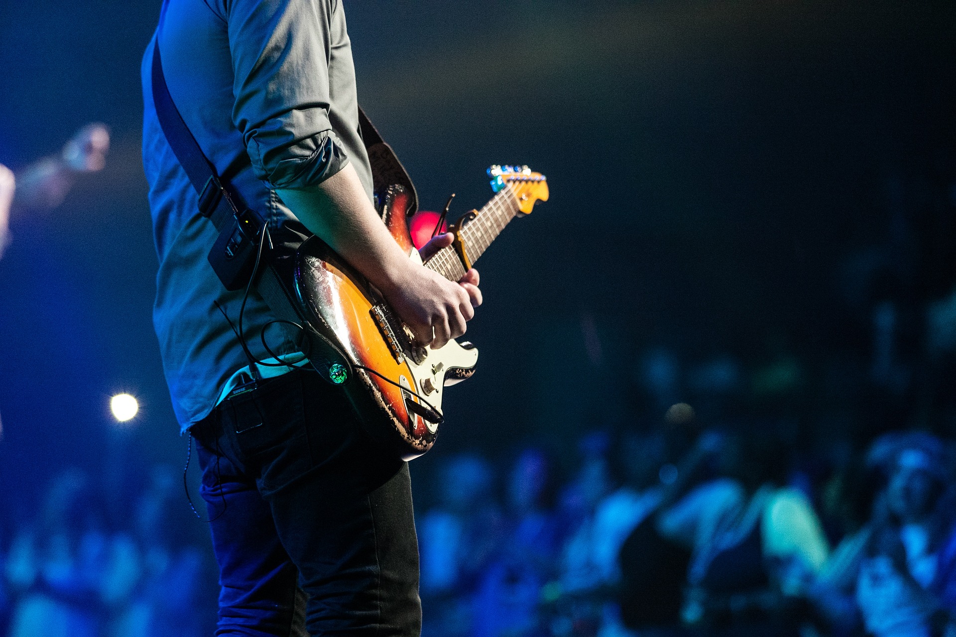 guitarist playing guitar